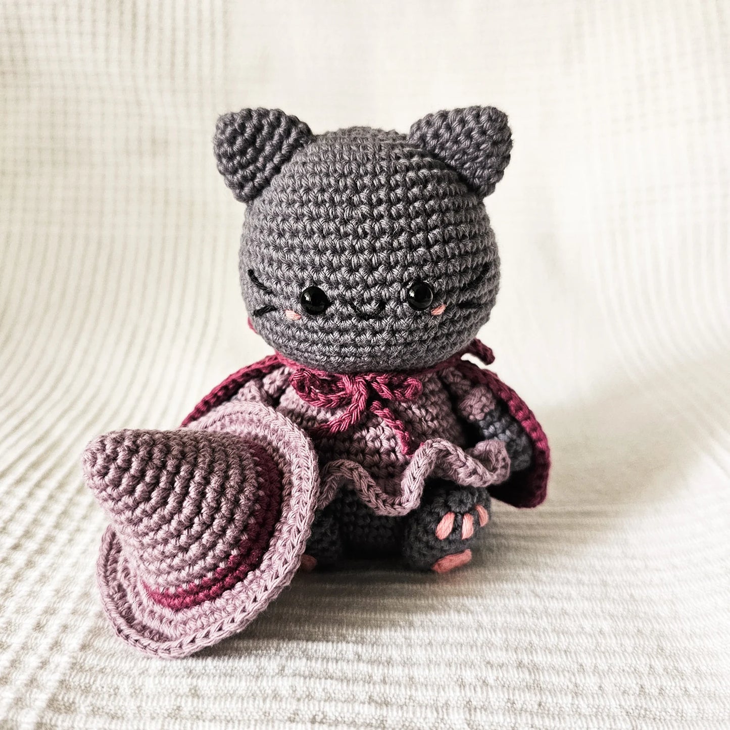 Luna the Bat Cat Crochet Pattern PDF