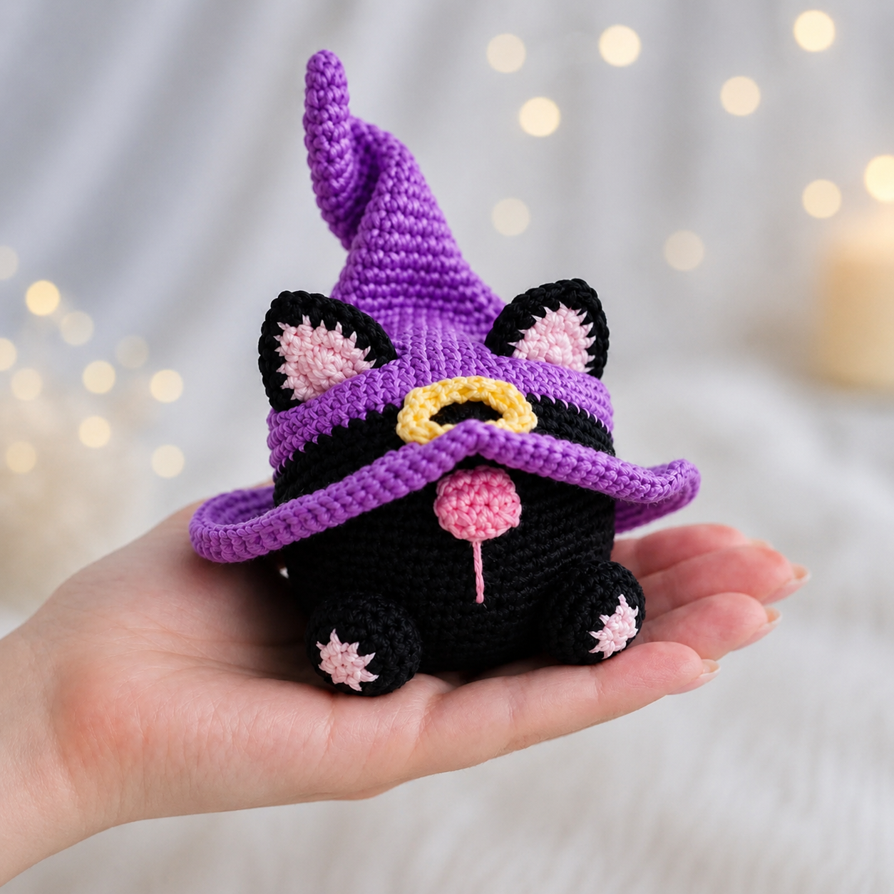 Halloween Crochet Cats Gnome Pattern PDF